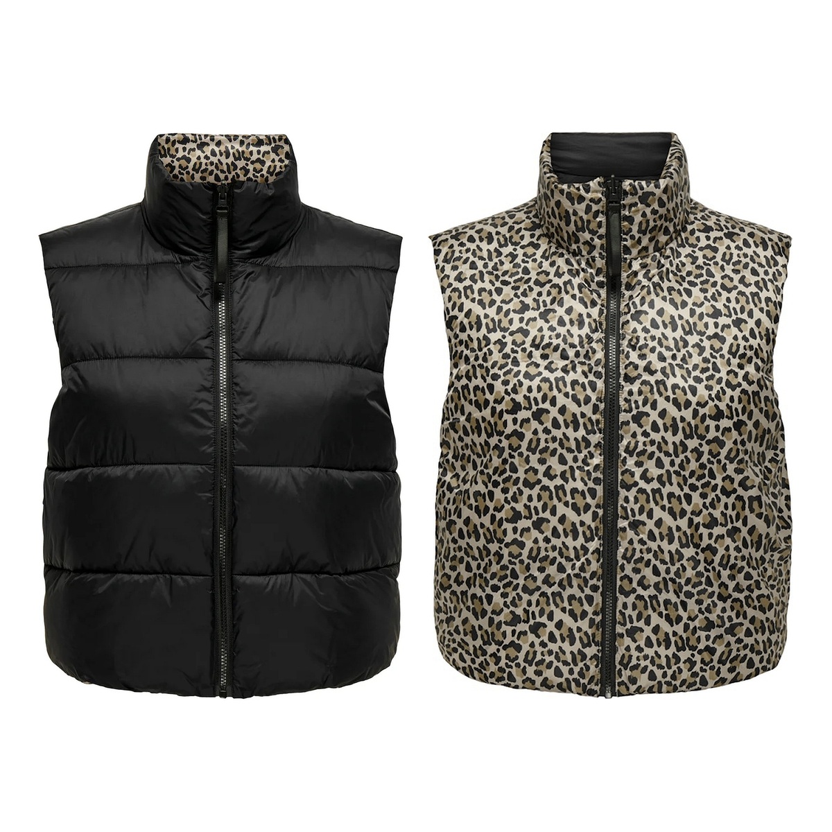 ONLY Reversible Leopard Gilet