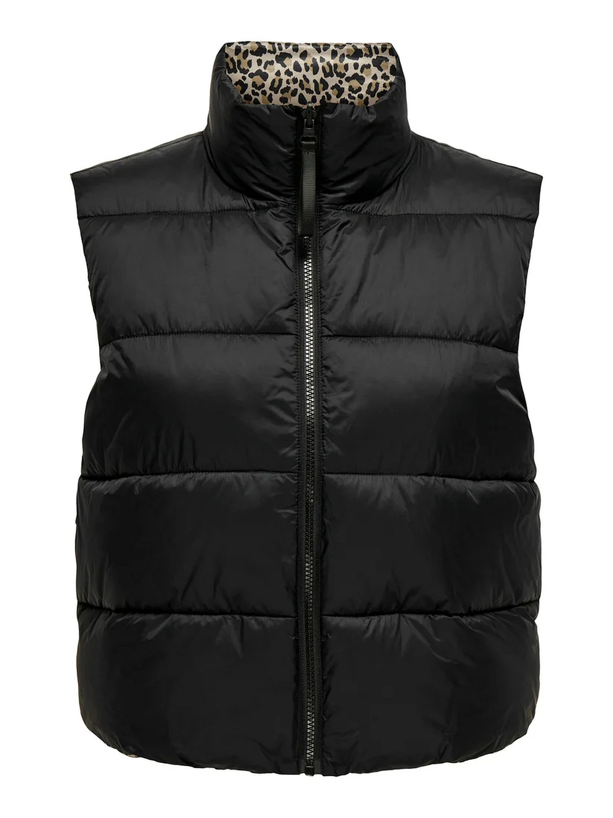 ONLY Reversible Leopard Gilet - Image 2