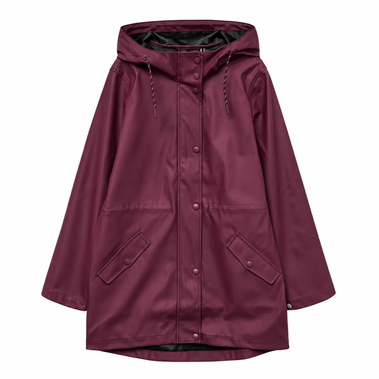 VeroModa Rainy Day Berry Raincoat - Image 3