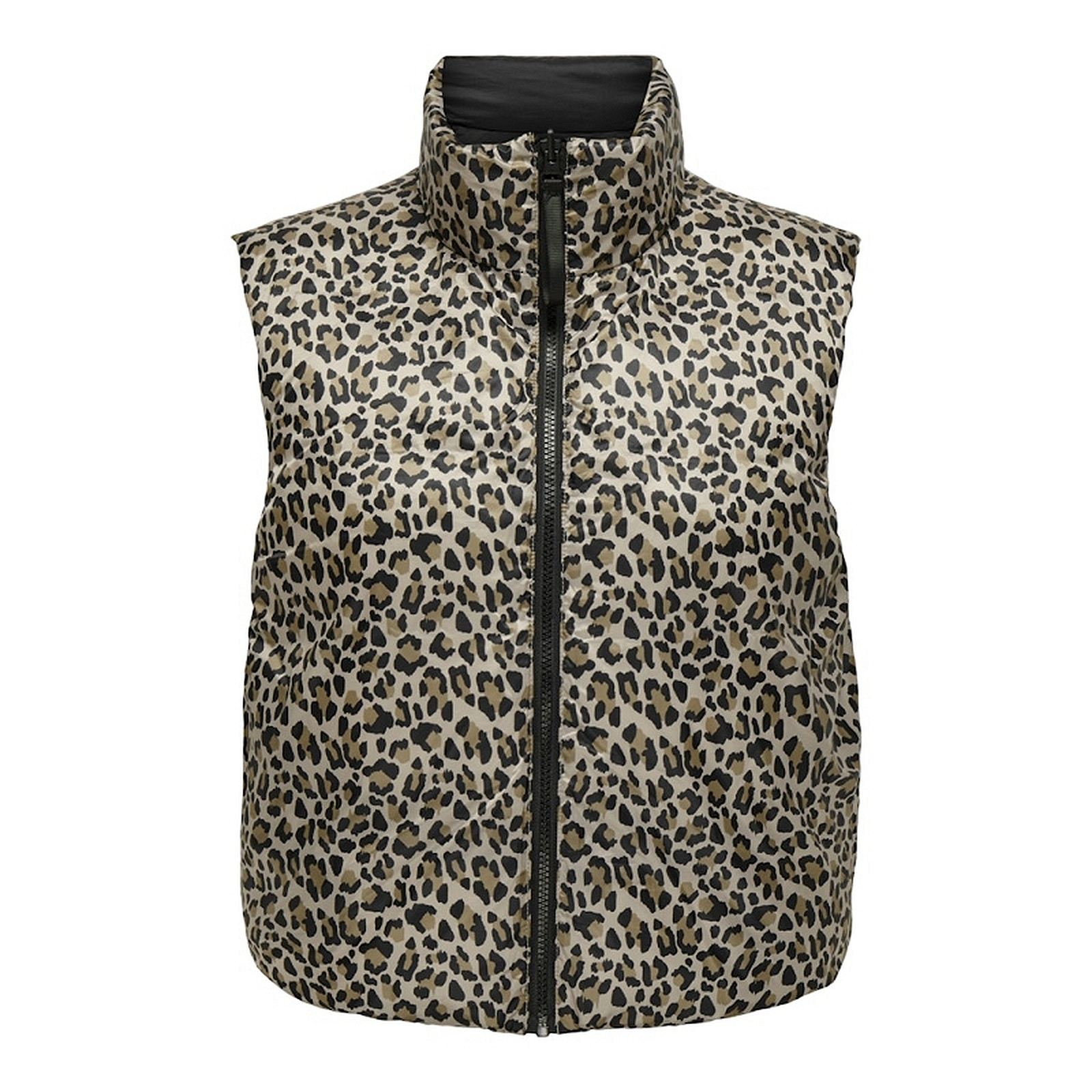 ONLY Reversible Leopard Gilet - Image 4