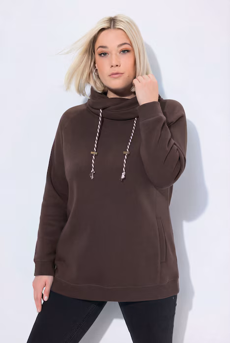 UllaPopken Cowl Neck (Chocolate)