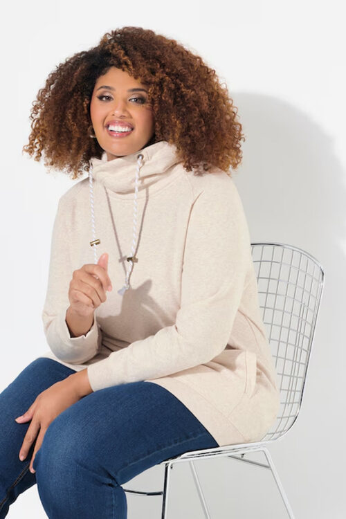 UllaPopken Cowl Neck (Beige)
