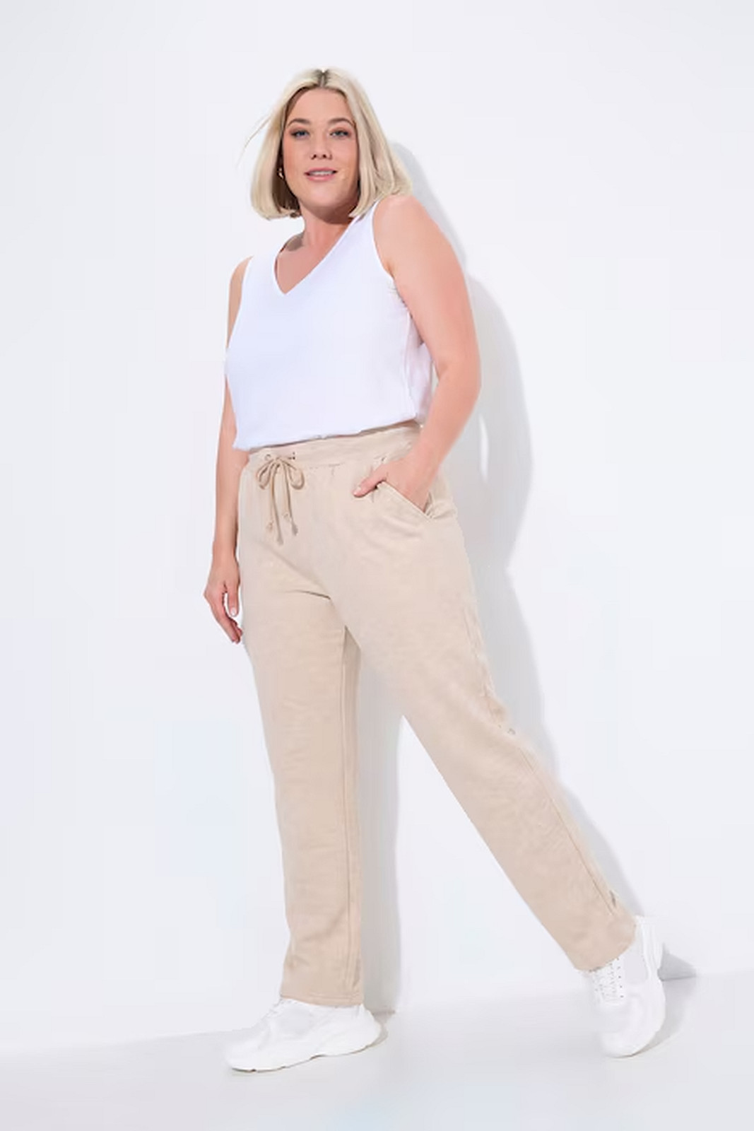 UllaPopken Beige Joggers - Image 5