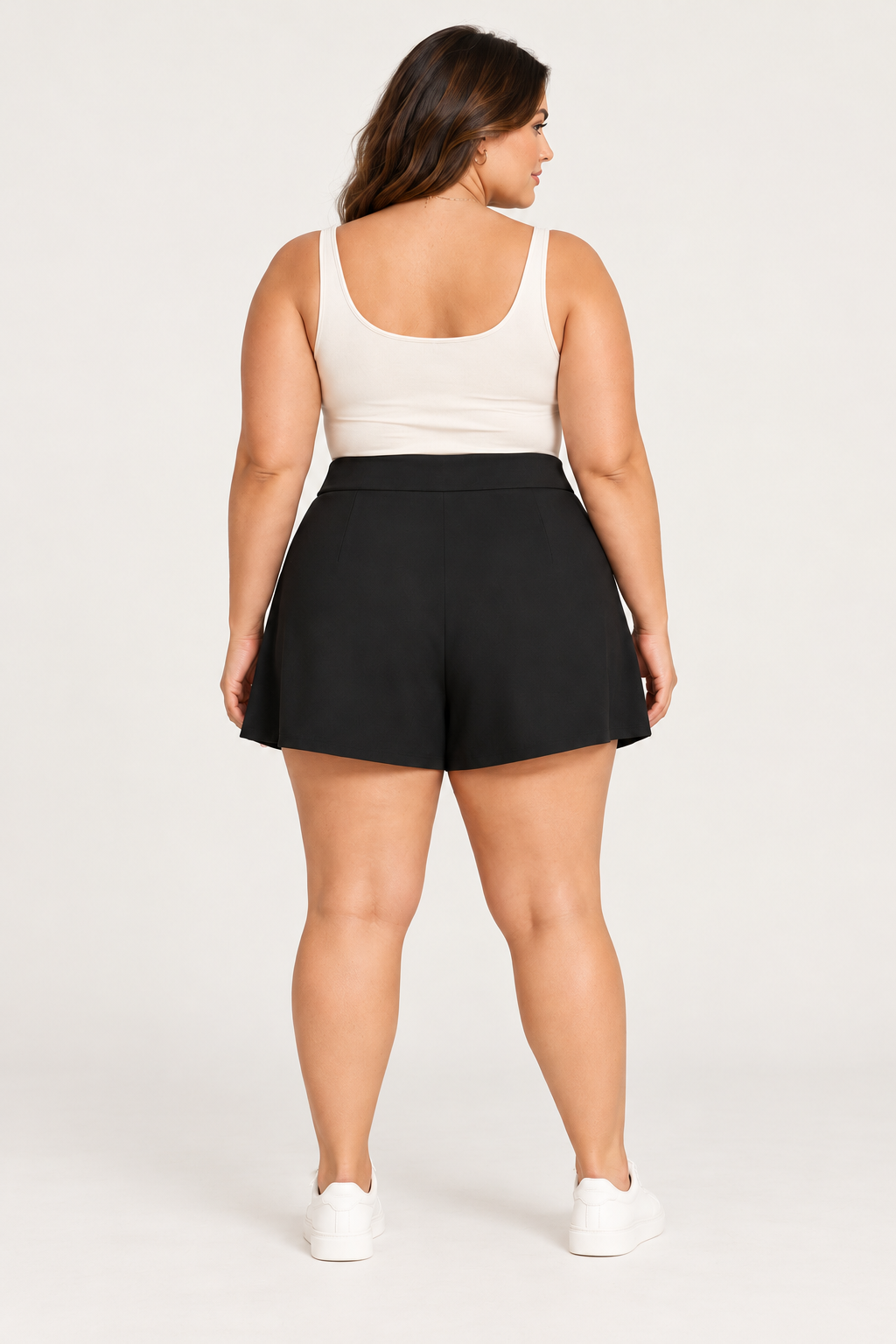 Only Carelly Black Pleated Skort - Image 2