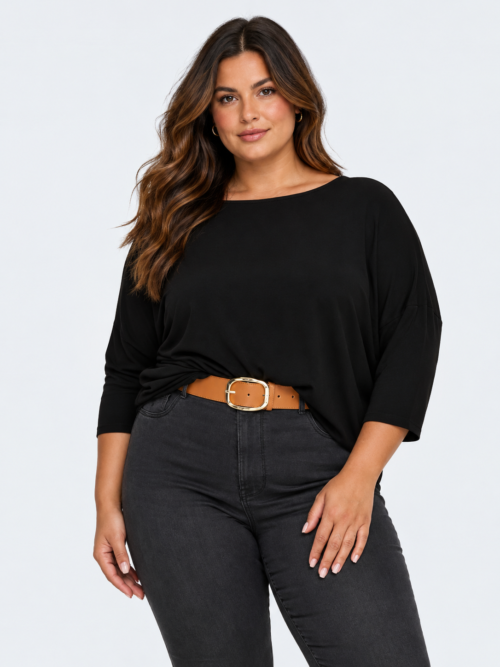 Only Carlamour Black Relaxed Top